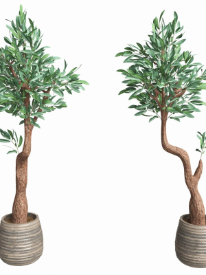 Artificial Olive Tree with plantpot