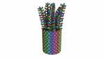 Artificial Sedum Lucidum Plant in Ceramic Pot