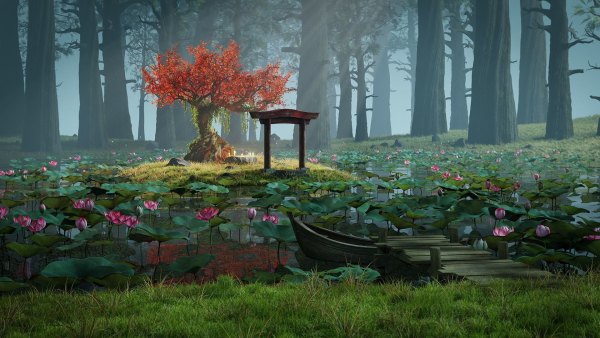 Asia Lotus 3D model