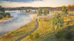 Assembled scene - Morning on the river