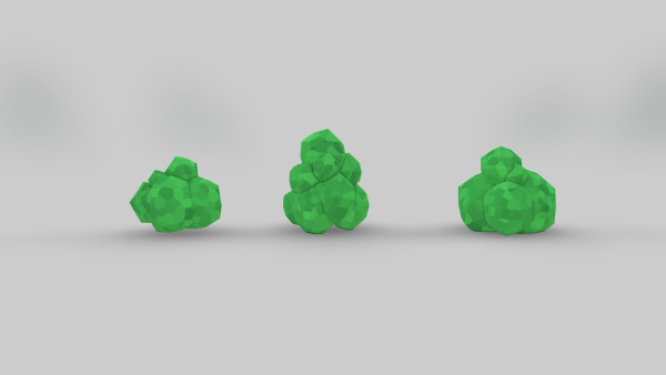 Asset Pack Trees Bush Stones Mushrooms for game