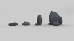 Asset Pack Trees Bush Stones Mushrooms for game
