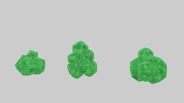 Asset Pack Trees Bush Stones Mushrooms for game