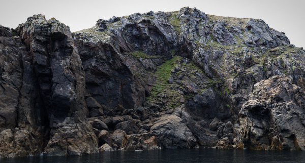 Atlantic Ocean Cliff Coast Line Scan PBR