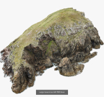 Atlantic Ocean Cliff Coast Line Scan PBR