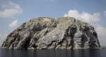 Atlantic Ocean Cliff Coast Line Scan PBR