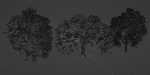 Autumn Maple Trees Collection vol 147-Blender