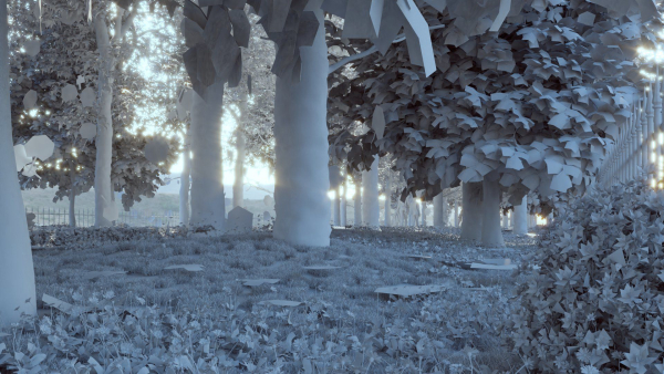 Autumn Road - Full Model Sketchup - V-ray Render