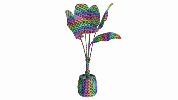 Baa artificial plant with plantpot