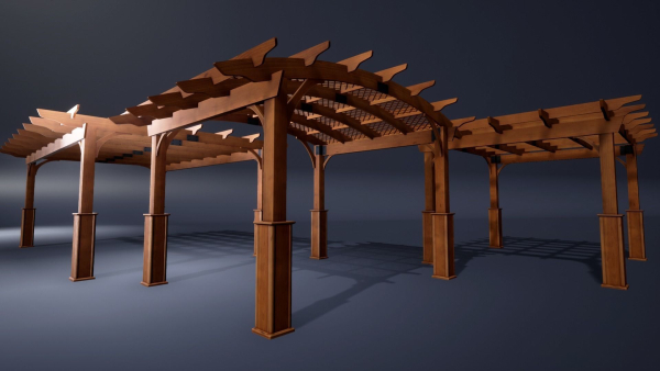 Backyard Patio furniture and props