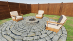 Backyard Patio furniture and props