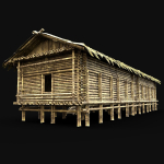 BAMBOO HOUSE SHELTER JUNGLE HUT CASTAWAY SURVIVAL BUILDER AAA