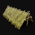 BAMBOO HOUSE SHELTER JUNGLE HUT CASTAWAY SURVIVAL BUILDER AAA