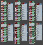 Basket with cherries and strawberries