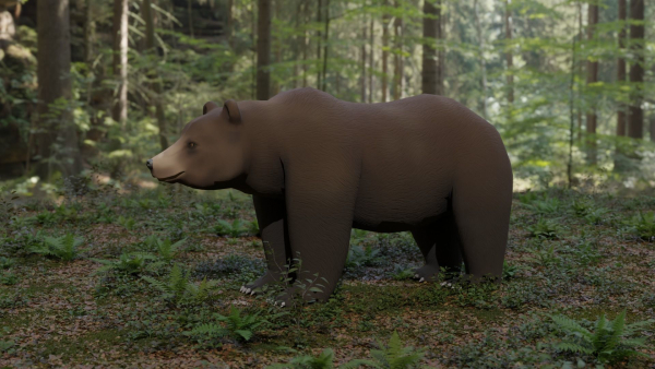 Bear LowPoly polar