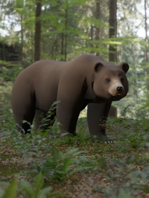 Bear LowPoly polar