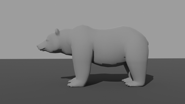 Bear LowPoly polar