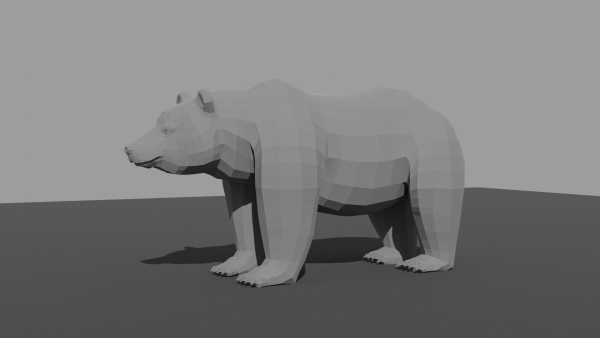 Bear LowPoly polar