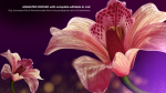 Beautiful Animated Orchid Flower 3D model