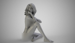 Beautiful Lady Sitting