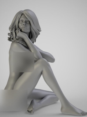 Beautiful Lady Sitting