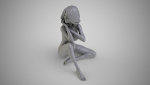 Beautiful Lady Sitting