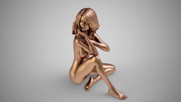 Beautiful Lady Sitting