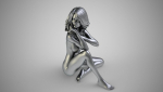 Beautiful Lady Sitting