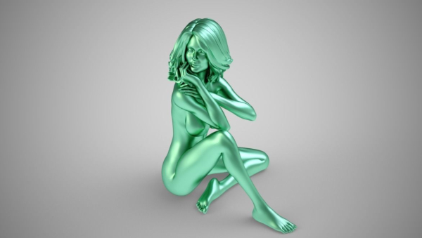 Beautiful Lady Sitting