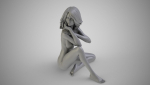 Beautiful Lady Sitting