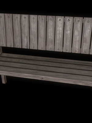 bench-trees-low-poly-6-texture-options-and-high-poly-3d-model-low-poly-obj-fbx