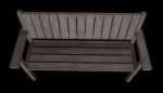Bench trees low poly 6 texture options and high poly
