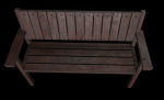 Bench trees low poly 6 texture options and high poly