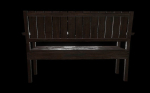 Bench trees low poly 6 texture options and high poly