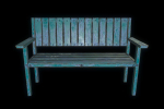 Bench trees low poly 6 texture options and high poly