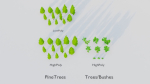 BEST STYLIZED Tree and Bush Assets Game Ready