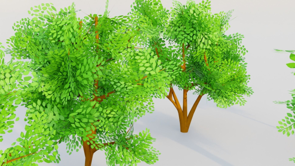 BEST STYLIZED Tree and Bush Assets Game Ready