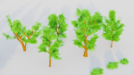 BEST STYLIZED Tree and Bush Assets Game Ready