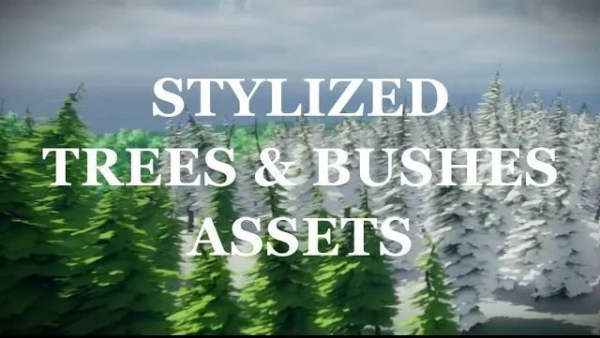 BEST STYLIZED Tree and Bush Assets Game Ready