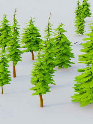 BEST STYLIZED Tree and Bush Assets Game Ready