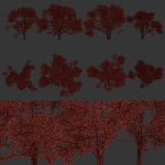 Birch trees collection vol 44