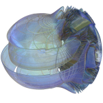 Blubberfish glass ball