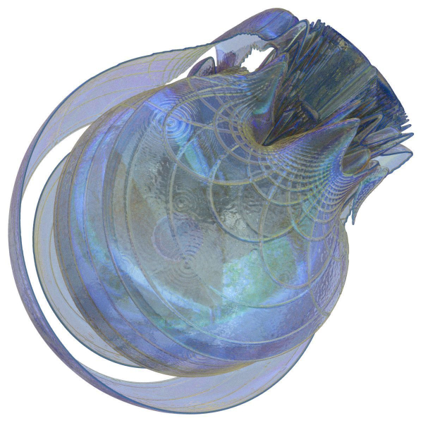 Blubberfish glass ball