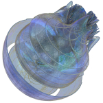 Blubberfish glass ball