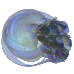 Blubberfish glass ball