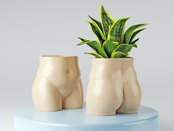 Body Flower Vase - Minimalist Vase Decorative Flower Pot