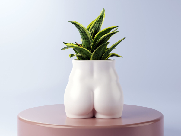 Body Flower Vase - Minimalist Vase Decorative Flower Pot