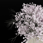Bouquet in vase vol 149-Blender