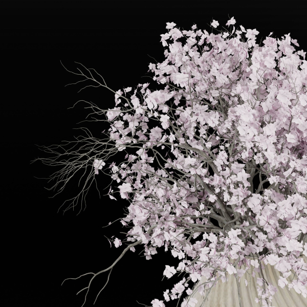 Bouquet in vase vol 149-Blender