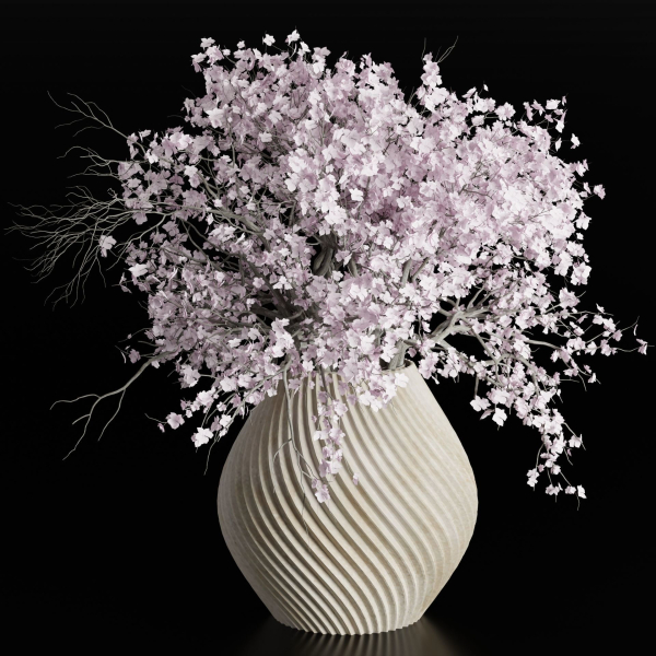 Bouquet in vase vol 149-Blender
